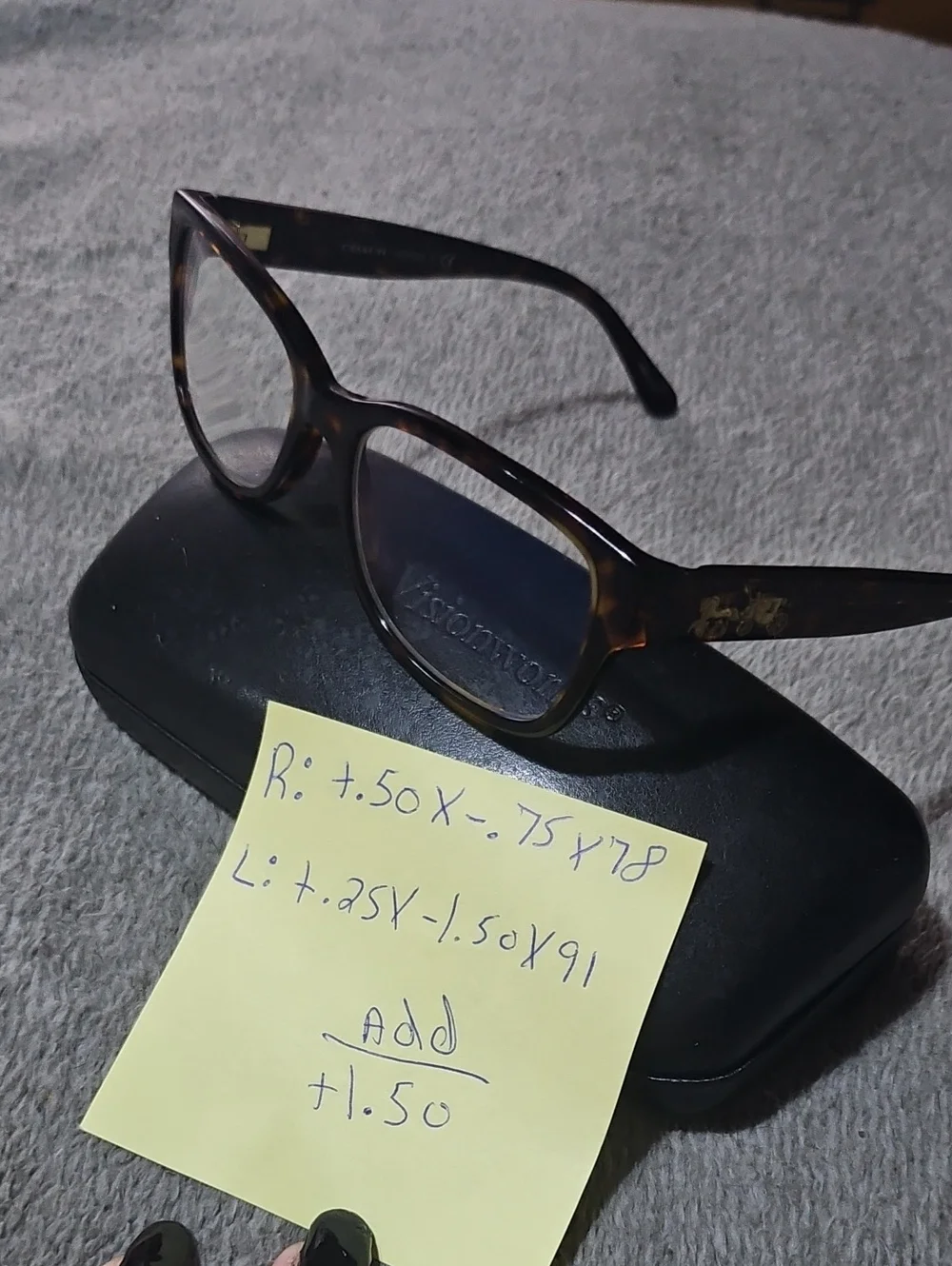 Coach Unisex Perscription Glasses With Perscription And Case